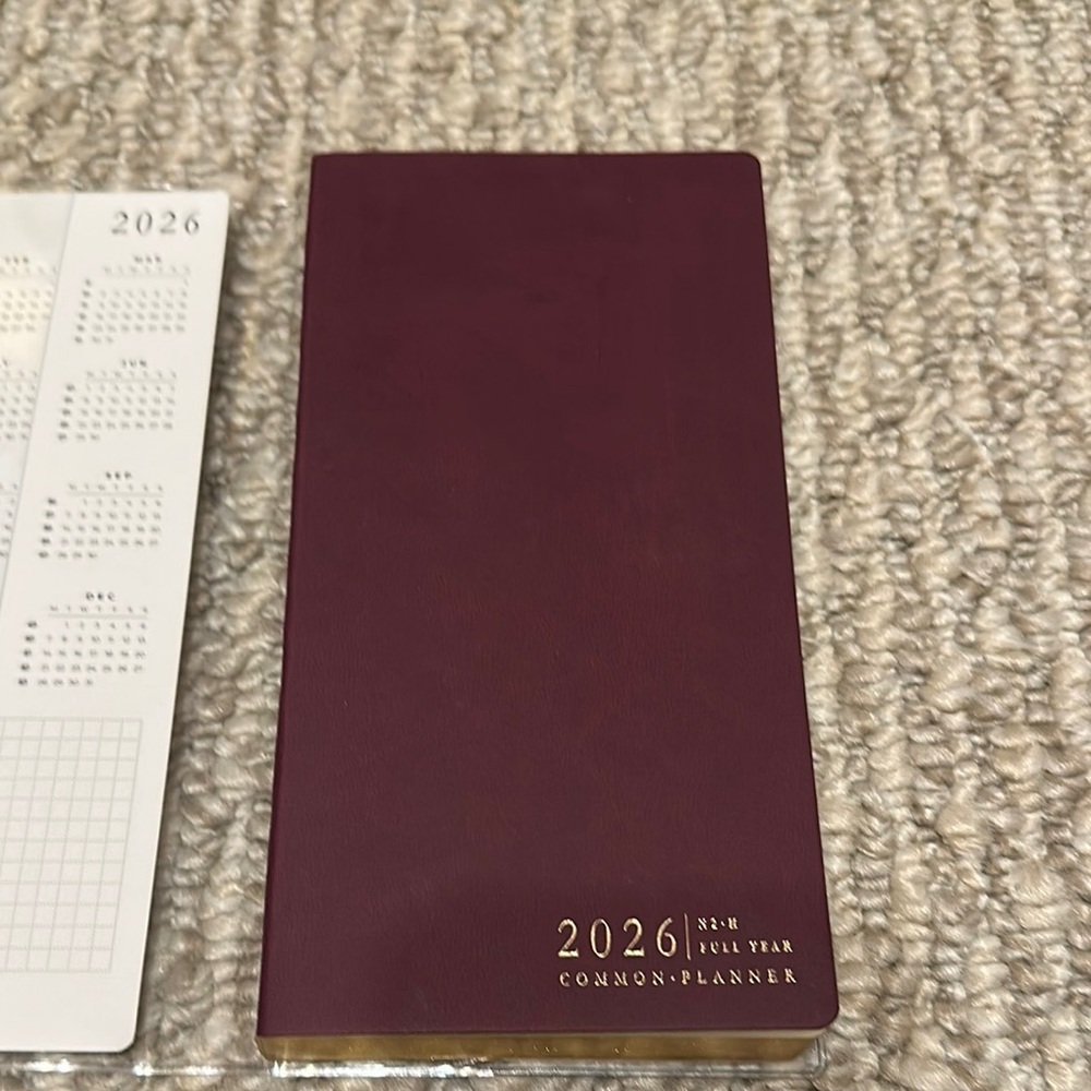 2026 Mulberry Sterling Ink N2 Horizontal Planner